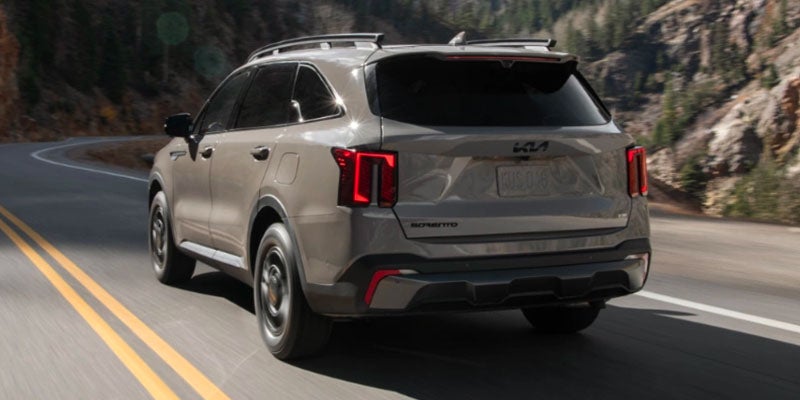 2025 Kia Sorento Driving Down Highway
