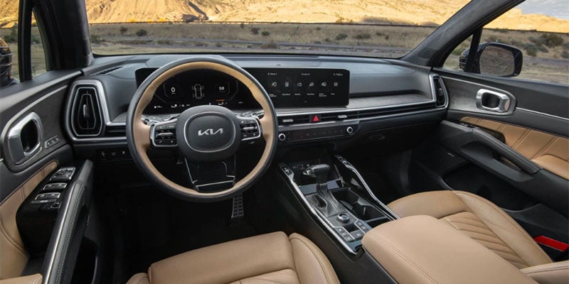 2025 Kia Sorento Front Seat and Dash