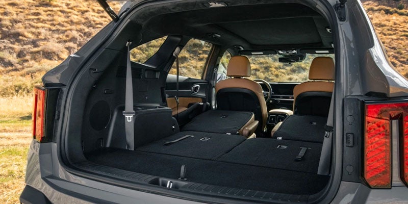 2025 Kia Sorento Back Seats Folded down